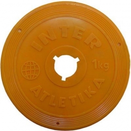 Диск тренировочный InterAtletika  1 кг (SТ 521-2) 