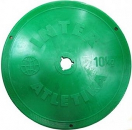 Диск тренировочный InterAtletika  10 кг (SТ 521-5) 