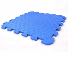 Детский коврик-пазл (мягкий пол татами ласточкин хвост) IZOLON EVA KIDS 500х500х10мм синий