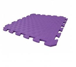 Детский коврик-пазл (мягкий пол татами ласточкин хвост) IZOLON EVA KIDS 500х500х10мм фиолетовый 