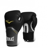 Боксерские перчатки тренировочные Everlast Pro Style Elite 16 oz (унций) чёрные купить в Киеве