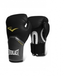 Боксерские перчатки тренировочные Everlast Pro Style Elite 16 oz (унций) чёрные 