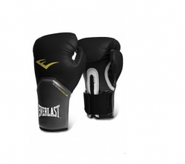 Боксерские перчатки тренировочные Everlast Pro Style Elite 8 oz (унций) чёрные 