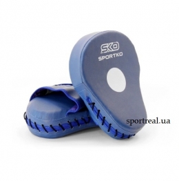 Лапы боксерские Яблоко синие SPORTKO арт.ПД5