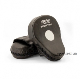 Лапы боксерские Яблоко черные SPORTKO арт.ПД5
