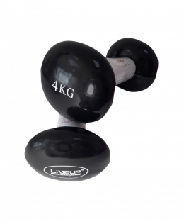Гантели пара LiveUp VINYL DUMBBELL EGG HEAD-2*4KG LS2001-4