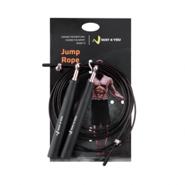 Скоростная Кроссфит Скакалка Ultra Speed 3 (черная) Way4you 51012