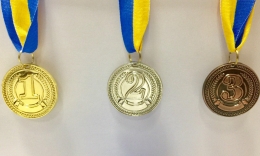 Набор медалей 1, 2, 3 место