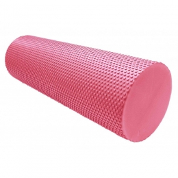 МАССАЖНЫЙ РОЛИК ДЛЯ ФИТНЕСА И АЭРОБИКИ POWER SYSTEM FITNESS ROLLER PS-4074 PINK (45*15) 