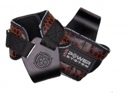 КРЮКИ ДЛЯ ТЯГИ НА ЗАПЯСТЬЯ POWER SYSTEM HOOKS V2 PS-3360 BLACK/RED XL