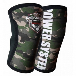 НАКОЛЕННИКИ ДЛЯ CROSSFIT POWER SYSTEM KNEE SLEEVES CAMO PS-6032 S/M BLACK/GREEN