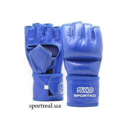 Битки із відкритими пальцями шкіряні SPORTKO арт. ПК-5 XL
