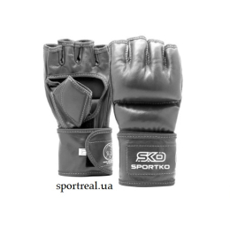 Битки із відкритими пальцями шкіряні SPORTKO арт. ПК-5 М