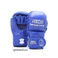 Рукавиці для MMA з відкритими пальцями шкіряні SPORTKO арт.ПК7 Lкупить в Киеве