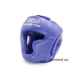 Шолом боксерський закритий  SPORTKO арт. ОД3 синій