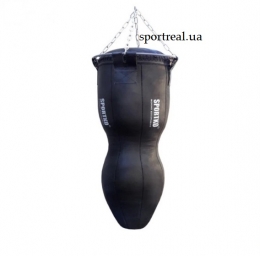 Боксерський мішок Силует SPORTKO шкіра арт. МСК-110