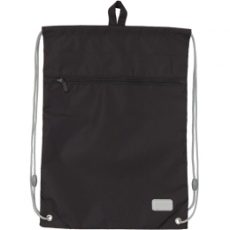 Знижка!!! Сумка для обуви с карманом Kite Education Smart черная