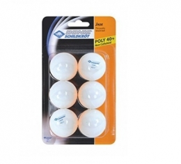 Мячи для настольного тенниса Donic Jade ball 40+ white, 6шт. (618371)