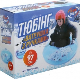 Тюбинг For Fun Ватрушка с ручками 97 см