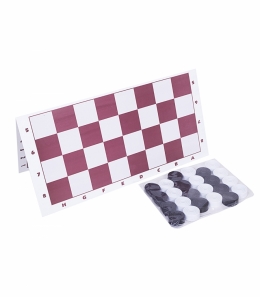 Набор 034/6 шашки+нарды с картонной коробкой