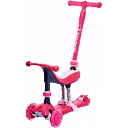 Самокат Maraton TRIO розовый