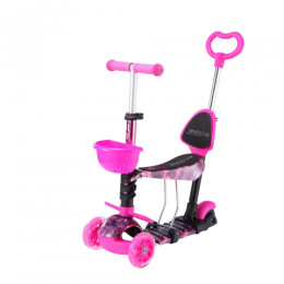 Самокат ALFA ECOLINE розовый