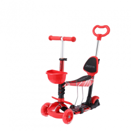 Самокат ALFA ECOLINE красный