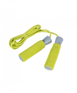 Скакалка LiveUP PVC FOAM HANDLE JUMP ROPE желтый LS3118