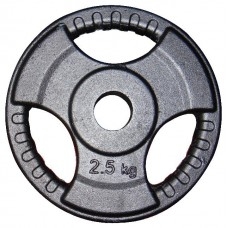 Диск для штанги 2.5 кг д31мм трехлепестковый