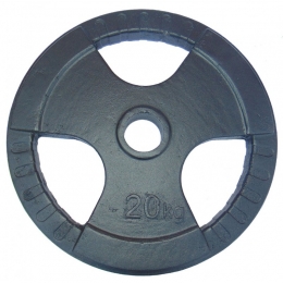 Диск для штанги 20 кг д31мм трехлепестковый