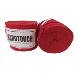 Бинт боксерский Hard Touch 3,5  м красный