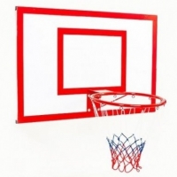 Баскетбольний щит з кільцем і сіткою для залу і вулиці SportReal №2