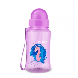 Бутылочка для воды Kite K20-399-1 Lovely Sophia с трубочкой 350 мл