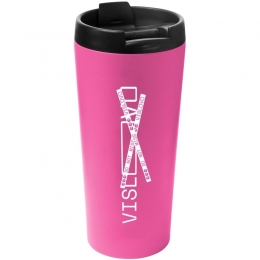 Термокружка Kite VIS19-303-01, 440 мл, розовая