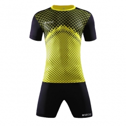 Футбольная форма SECO® Geometry Set черно-желтая