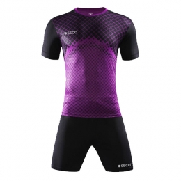 Футбольная форма SECO® Geometry Set черно-фиолетовая