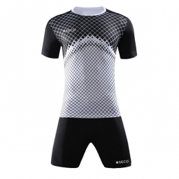 Футбольная форма SECO® Geometry Set черно-белая