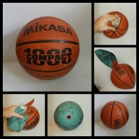 Ремонт кожаных баскетбольных мячей
