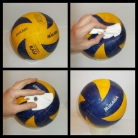 Ремонт волейбольных мячей