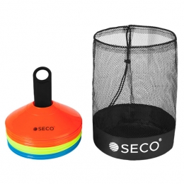 Набор тренировочных фишек SECO® 3 цвета с подставкой и сумкой (30 штук)