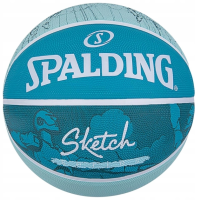 Баскетбольный мяч Spalding Sketch №7 blue