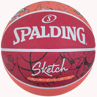Баскетбольный мяч Spalding Sketch №7 red