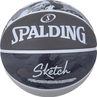 Баскетбольный мяч Spalding Sketch №7 grey