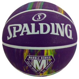 Баскетбольный мяч Spalding Marble Series №7 purple-white