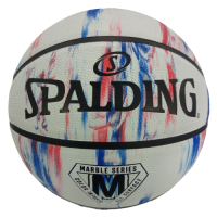 Баскетбольный мяч Spalding Marble Series №7 white-red-blue