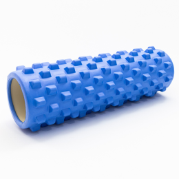 Массажный валик (ролл) для йоги Синий