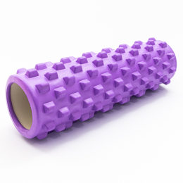 Массажный валик (ролл) для йоги Фиолетовый