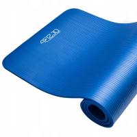 Гимнастический коврик для йоги 4FIZJO NBR 1 см,  blue