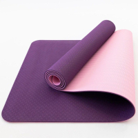 Гимнастический коврик Yoga Mat 6 см, purple-pink