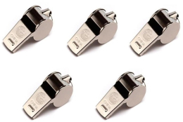 Судейский свисток металлический SportReal 5 шт.